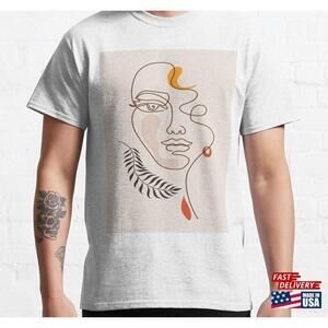 The Pretty Face Is Brown With Roses Classic Tshirt Unisex